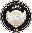 Palau 5 $ 2009 - perła - Srebro
