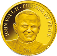Cook Islands - 1 Dollar 2010 - Jan Paweł II - złoto 999