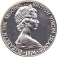 British Virgin Islands - 1 dolar 1974 - fregata wielka
