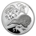 Nowa Zelandia - 1 dolar 2012 - Kiwi i kwiat Kowhai