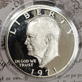 USA 1 dolar 1971 S - Eisenhower - srebro