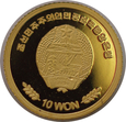 Korea - 10 Won 2009 - Sagrada Familia - złoto 999