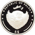 Palau 5 $ 2011 - perła - Srebro