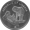 Liberia - 5 dolarów 1973 - sloń