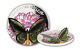 Tokelau - 5 dollars 2012 - motyl Ornithoptera Priamus w 3D - Ag