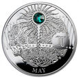 Niue - 1 dolar 2013 - Magiczny Kalendarz Szczęścia - Maj