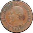 Francja - 2 centimes 1853 W
