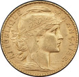 Francja 20 francs 1907 - Kogut - złoto 