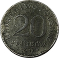 20 FENIGÓW 1917 - KRÓLESTWO POLSKIE - STAN (3-) - SP1156