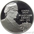 10 ZŁOTYCH 2002 - GENERAŁ WŁADYSŁAW ANDERS - MENNICZA 