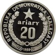 20 ARIARY 1988 - MADAGASKAR - LEMUR - TL2194