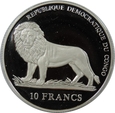 10 FRANC 2005 CONGO - ŻAGLOWIEC - MARYNISTYKA -PŻ140