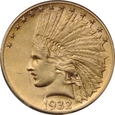 10 DOLARÓW 1932 USA - INDIANIN - STAN (2+) - NR1