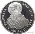 200000 ZŁOTYCH 1993 - KAZIMIERZ JAGIELLOŃCZYK POPIERSIE -MENNICZA