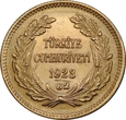 100 KURUSH 1923/52 TURCJA - STAN (2+) - NR2