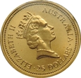 25 $ 1987 AUSTRALIA - AUSTRALIAN NUGGET - STAN L 
