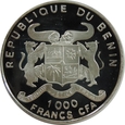 1000 FRANKÓW 1999 - BENIN - JOHANNES GUTENBERG - STAN L - TL942