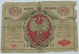 BANKNOT 52/ - 20 MAREK 1917 - JENERAŁ - STAN (5) - BN135