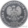 100 ZŁOTYCH 1980 - XXII OLIMPIADA MOSKWA - MENNICZA