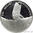 10 ZŁOTYCH 1998 - 20 LAT PONTYFIKATU - MENNICZA