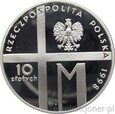 10 ZŁOTYCH 1998 - 20 LAT PONTYFIKATU - MENNICZA