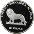10 FRANC 2000 CONGO - ŻAGLOWIEC - MARYNISTYKA -PŻ143