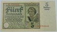 BANKNOT 5 MAREK 1926 NIEMCY - STAN (2+) - BN25