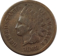 1 CENT 1868 - GŁOWA INDIANINA - STAN (3) - USA262