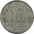 10 FENIGÓW 1917- KRÓLESTWO POLSKIE - STAN (2) - SP494