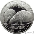 20 ZŁOTYCH 2011 - ZWIERZĘTA ŚWIATA - BORSUK - MENNICZA 