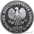 100 ZŁOTYCH 1977 - ZAMEK KRÓLEWSKI NA WAWELU - MENNICZA