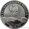 10 ZŁOTYCH 2005 - JAN PAWEŁ II PLATEROWANA - MENNICZA - PROMO
