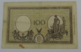 BANKNOT - 100 LIRÓW 1943 - WŁOCHY - STAN (3-) - BN123