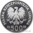 500 ZŁOTYCH 1987 - XXIV OLIMPIADA SEUL - MENNICZA