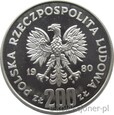 200 ZŁOTYCH 1980 - LAKE PLACID (BEZ ZNICZA) - MENNICZA