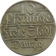 10 FENIGÓW 1923 - WOLNE MIASTO GDAŃSK - STAN (2) -SP1349
