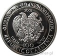 100 DRAM 2007 - ARMENIA - ŻMIJA ARMEŃSKA - MENNICZA (C)