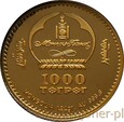 1000 TUGRIKÓW 1999 - MONGOLIA - L. DA VINCI  - STAN L - TL3732C