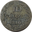 10 GROSZY 1840 - KRÓLESTWO PL ZABÓR ROSYJSKI - SP1294