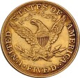 5 DOLARÓW 1882 USA - LIBERTY HEAD - STAN (II-) - NR 1