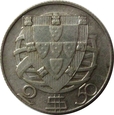 2 1/2 ESCUDOS 1940 - STAN (1-)-ŻAGLOWIEC- PORTUGALIA 23