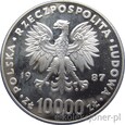 10000 ZŁOTYCH 1987 JAN PAWEŁ II - MENNICZA - LUSTRO