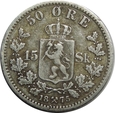 50 ORE 1875 - OSCAR II - STAN (3) - NORWEGIA - G.1