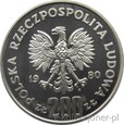 200 ZŁOTYCH 1980 - LAKE PLACID (ZE ZNICZEM) - MENNICZA