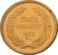 25 KURUSH 1923/34 TURCJA - STAN (2+) 