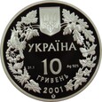 10 HRYWIEN 2001 - UKRAINA - RYŚ - STAN L - TL6287