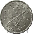 FLOREN 1951 - JERZY VI - STAN II+ - AUSTRALIA 4
