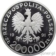 200000 ZŁOTYCH 1991 - LEOPOLD OKULICKI - MENNICZA