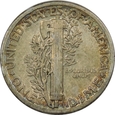 10 CENTÓW 1928 - MERCURY DIME- STAN (2+) - USA85