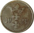 2 FENIGI 1923 - WOLNE MIASTO GDAŃSK - STAN (2) -SP391